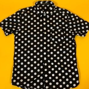 Men’s Medium Polkadot Button Up